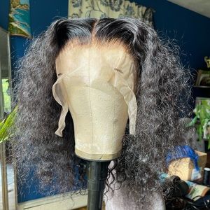 13x6 transparent lace 14 inch natural curl unit. Bleached/ plucked. Readytowear